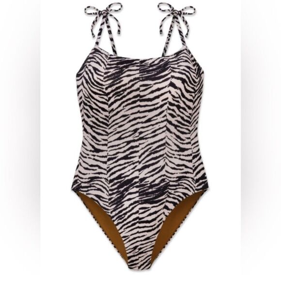 WET Swimwear | Seychelles-Grecia One Piece Swimsuit in Zebra | Swimsuit | NWT - Picture 3 of 10